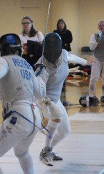 Dayana Sarkisova was one of four Wildcats to record top-10 finishes, placing sixth in the women's foil